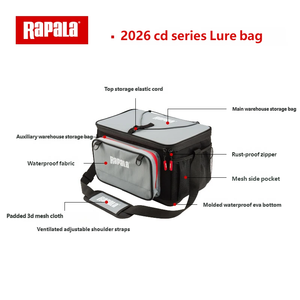 <span class=keywords><strong>Rapala</strong></span> CDPRO 7L 13.5L 18L 16L Riñonera Multifuncional Impermeable para <span class=keywords><strong>Señuelos</strong></span> y Pesca en el Mar, Equipo de Pesca al Aire Libre - Product Image 6