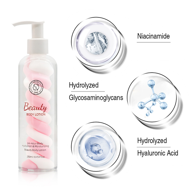 PerfectCare Vegan Niacinamide Body Lotion for Healthy Whitened Skin Moisturizing & Nourishing All Skin Types Adults