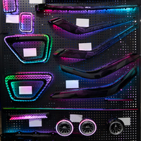 Pour Mahindra XUV 700 : Éclairage d'ambiance LED pour voiture, lampes LED pour intérieur automobile, éclairage d'ambiance LED pour l'intérieur des véhicules