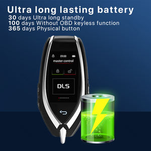 람보르기니용 블랙 터치스크린 LCD 자동차 키, 모든 차량용 OBD 키리스 엔트리 시스템 포함 - Product Image 1