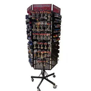 Key Stand Custom Products Display Unit Metal Wire Key Chain Display Stand For Retail Stores