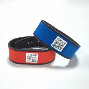 adjustable wide band rfid nfc business card wrist band gym access control cards identification silicone band