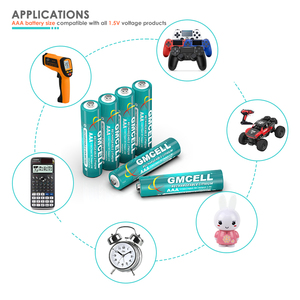 GMCELL 1300mWh Rechargeable AAA 1.5V Lithium-Ion Cylindrical Battery No.7 1.5v for LED Light Home Appliance & <b>Toys</b> - Product Image 6
