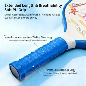 Raquette <span class=keywords><strong>de</strong></span> Pickleball Premium avec Noyau en Carbone Thermoformé, Conception Portable, <span class=keywords><strong>Sac</strong></span> <span class=keywords><strong>de</strong></span> Transport en Maille – Entraînement Professionnel et Compétition - Product Image 3