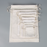 Pochette en toile de coton écologique avec cordon de serrage, sacs en coton imprimés sur mesure pour l'emballage, sac de rangement réutilisable, vente en gros, logo personnalisé