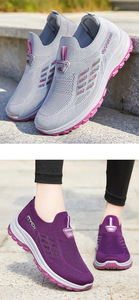 Zapatillas Deportivas Casuales Ligeras para Mujer, Tendencia de Moda de Primavera, Transpirables, con Suela Suave y Diseño Plano - Product Image 5