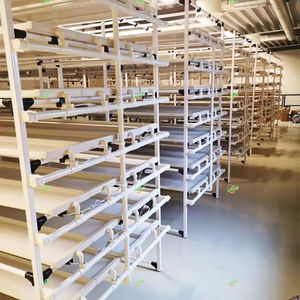 Sistema de Cultivo Hidropónico Multicapa de Microgreens con Cubierta de PVC y ABS de Grado Alimenticio, Bomba de Circulación de Agua Automatizada, Móvil y con Ruedas - Product Image 3