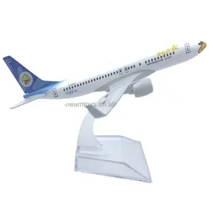 Biểu tượng tùy chỉnh livery mini Kim Loại Máy bay mô hình Nok không khí Boeing b737 Thái hãng hàng không trắng chim với chất lượng tốt