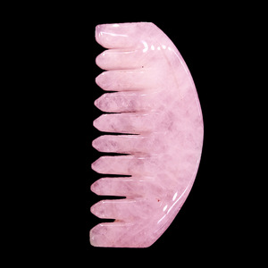 Hongzhuo nhà máy trực tiếp giá đá Lược guasha massage thân thiện với tóc Lapis Lazuli ngọc tinh thể - Product Image 5