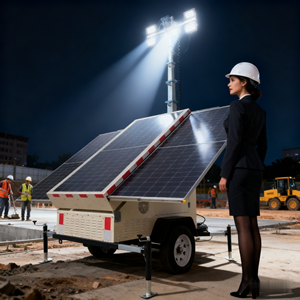 La más nueva torre de luz telescópica portátil recargable de 12V - Product Image 5