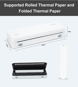 迷你A4便携式热敏打印机216毫米无线打印机支持8.5英寸X 11英寸美国信纸，带安卓操作系统，适用于办公室家庭 - Product Image 5