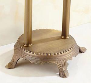 Robinet de bain en laiton Antique avec support au sol, sans cuivre, mitigeur de baignoire et de <span class=keywords><strong>douche</strong></span> - Product Image 6