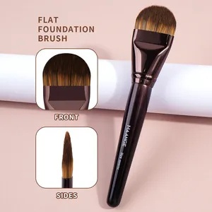 Brocha para Base de Maquillaje Ultrafina, Brocha Profesional para Maquillaje, Brocha para Difuminar Líquidos, Polvo Mineral, Kit de Brochas para Aplicar y Difuminar - Product Image 3