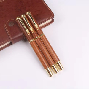 Logo personnalisable usine diamant Art stylo bois calligraphie <span class=keywords><strong>pinceau</strong></span> stylos <span class=keywords><strong>rechargeable</strong></span> <span class=keywords><strong>encre</strong></span> chinoise lavage dessin outil d'écriture - Product Image 1