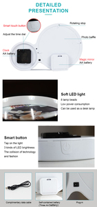 Khung Ảnh Gương Ma Thuật Sáng Tạo Có Đèn <span class=keywords><strong>Led</strong></span> Với Đồng Hồ - Product Image 6