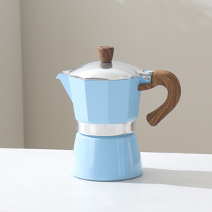 OEM Classic Premium Single Tube Mocha Maker <span class=keywords><strong>Italiana</strong></span> 1 3 6 Tazas Aluminio Espresso Moka Pot <span class=keywords><strong>Cafetera</strong></span> - Product Image 6