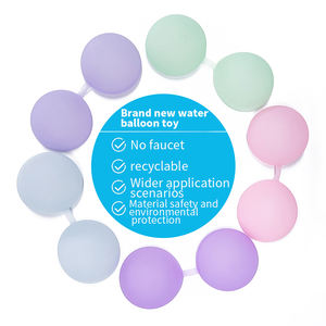 Lot de 6 ballons à eau écologiques alternatifs, réutilisables et biodégradables, pour jeux de plein air - Product Image 6