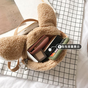 Kawaii <span class=keywords><strong>Kiki</strong></span> servicio de entrega mullido Jiji gato bolsa de felpa suave lindo relleno Tote bandolera monedero para chicas adolescentes regalo - Product Image 6