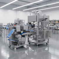 GQ-3-SJ Professionelle Vollautomatische Servomotor-Hochgeschwindigkeitsmaschine zur Herstellung von 245 koreanischen Mandu-Knödeln/Empanadas pro Minute