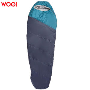 Sac de couchage Woqi Mummy pour adultes avec capuche, coupe-vent, en polyester, chaud, pour le camping en plein air et les voyages, avec sac de rangement - Product Image 4