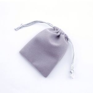 Custom Logo Solid Color <b>Folding</b> Jewelry Storage <b>Bag</b> Eco-Friendly Velvet Drawstring Wholesale Shopping - Product Image 6