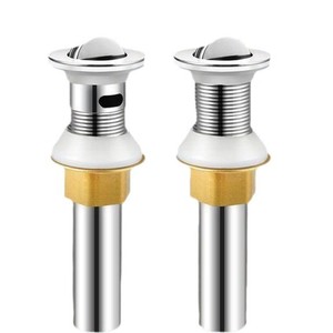 Évier de salle de bain Huixin en acier inoxydable avec drain rabattable et trou de trop-plein, design moderne et simple - Product Image 1