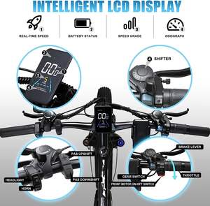 Livraison directe Vélo électrique K800 Expédition depuis l'entrepôt américain de Californie Pneu gras de 26 pouces Vélo électrique à deux roues motrices Batterie au lithium 48V 23Ah - Product Image 5