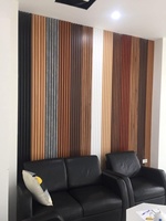 Panneau mural composite bois-PVC pour la décoration de la cuisine et de la salle de bain, panneau mural WPC