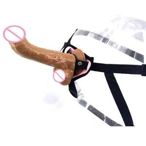 24Cm Sexspielzeug Realistische Penis Damen Anzug hose Mit Gürtel Strapon <span class=keywords><strong>Dildo</strong></span> Für Lesben - Product Image 2