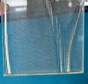 <span class=keywords><strong>Verre</strong></span> filé décoratif transparent trempé ignifuge, <span class=keywords><strong>verre</strong></span> filé artisanal stratifié renforcé - Product Image 1