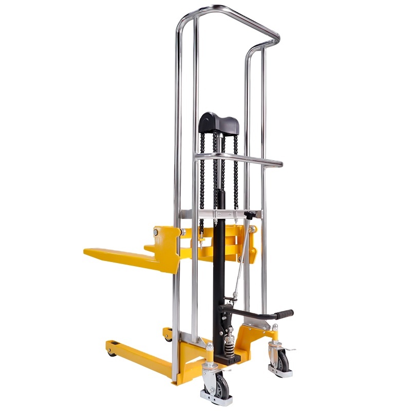 1000kg Manual Fork Lift Stacker 1