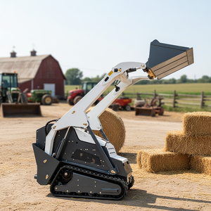 Moteur hydraulique pour chargeuse compacte à bras articulé V1000 Mini chargeuse compacte à bras articulé Machines forestières Chargeuse compacte Déchiqueteuse de souches - Product Image 3