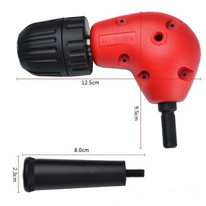 Dongzhe 90 Degree <b>Right</b> <b>Angle</b> Drill Adapter Carbon Steel Chuck For Electric Drill Tool Accessory - Product Image 5