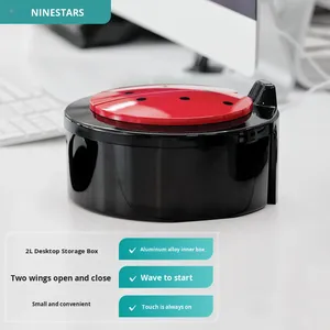 Tự Động Mở Thông Minh Cảm Biến Mini Thùng Rác Bin Sáng Tạo Hộp Lưu Trữ Cho Trong Nhà Ngoài Trời Sử Dụng Dễ Thương Máy Tính Để Bàn Rác Có Thể Nhà Văn Phòng Quà Tặng Cho - Product Image 3