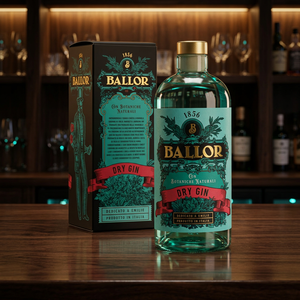 Gin Ballor Bonollo de Alta Calidad, 0.70 L, 40% ABV, Italia, Listo para Enviar, 6 Botellas por Caja - Product Image 3