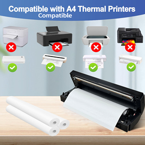 กระดาษม้วนความร้อน Jiuyin A4 กระดาษพิมพ์ความร้อนอเนกประสงค์ ใช้แทนกระดาษ N80 สำหรับเครื่องพิมพ์ความร้อน คุณภาพสูง ความละเอียด 203dpi - Product Image 4