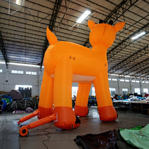 定制logo字母大型巨型商务户外移动展示广告装饰吹气气球广告牌充气标牌 - Product Image 1