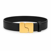 Boucle de ceinture en alliage de zinc personnalisée de luxe Shiwang DE4023 avec logo, plaque métallique de créateur, artisanat du cuir, pour hommes et femmes