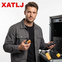 Connecteurs XLR 3 broches mâle/femelle, prise d'alimentation légère, contact en cuivre, montage sur panneau en nylon, IP67, 15A, ronds