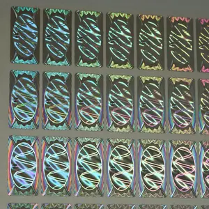 Custom Packaging Security Laser Tag Anti-counterfeiting Printing Tamper Proof VOID Seal Holographic Label 3D Hologram Stickers