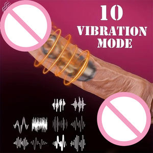 Hoogwaardige vibrerende massage dildo van siliconen, draadloos, met afstandsbediening, elektrisch, waterdicht, simulatie dildo's voor vrouwen - Product Image 6