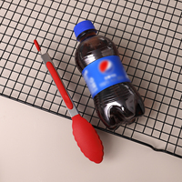 Pince de cuisine en silicone antiadhésive de 8 pouces pour la cuisson, la friture, le service, les salades, le barbecue, la cuisine à domicile, passe au lave-vaisselle