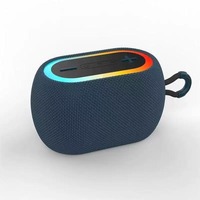   Enceintes portables robustes anti-poussière pour l'extérieur, avec poignée en plastique et caoutchouc, barre de son RGB, haut-parleur, subwoofer, audio TWS