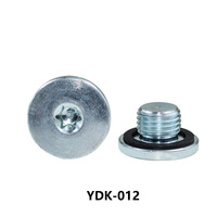 Ốc xả dầu động cơ thép OEM M14x1.5, đầu lục giác 19mm, kèm ron tích hợp, chiều dài tổng thể 22mm, dành cho phụ tùng ô tô VW Jetta Audi A4/Q5
