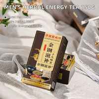 Thé aux herbes nourrissant en acier doré pour hommes OEM, 29 saveurs de thé chinois pour la santé par l'Institut TCM, 150g pour l'énergie et la vitalité