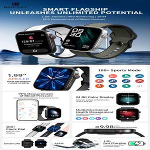 Reloj inteligente de diseño compacto actualizado con un conjunto de chips 2024 a medida para el seguimiento del estado físico y el uso diario informal - Product Image 3