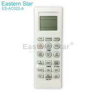 Télécommande de climatisation ES-AC022-A avec clavier NEUF ABS pour LG AKB74055401 AKB73456120 Télécommande de climatisation 18 touches