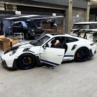 Nuevo Kit de Modificación de Carrocería para 911 992 GT3RS 2019-2023, Parachoques Delanteros/Traseros de Fibra de Carbono, Alerón, Recortes para Faros Antiniebla, Fácil Instalación