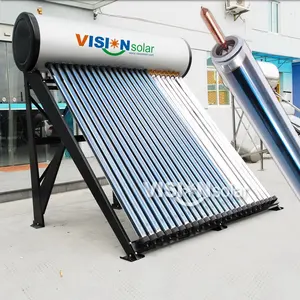 China High energy solar water heater with heat pipe tubes