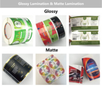 Autocollant de logo personnalisé, rouleau de papier synthétique plastique imperméable à l'eau adhésif vinyle PVC rond cercle autocollant de logo de marque